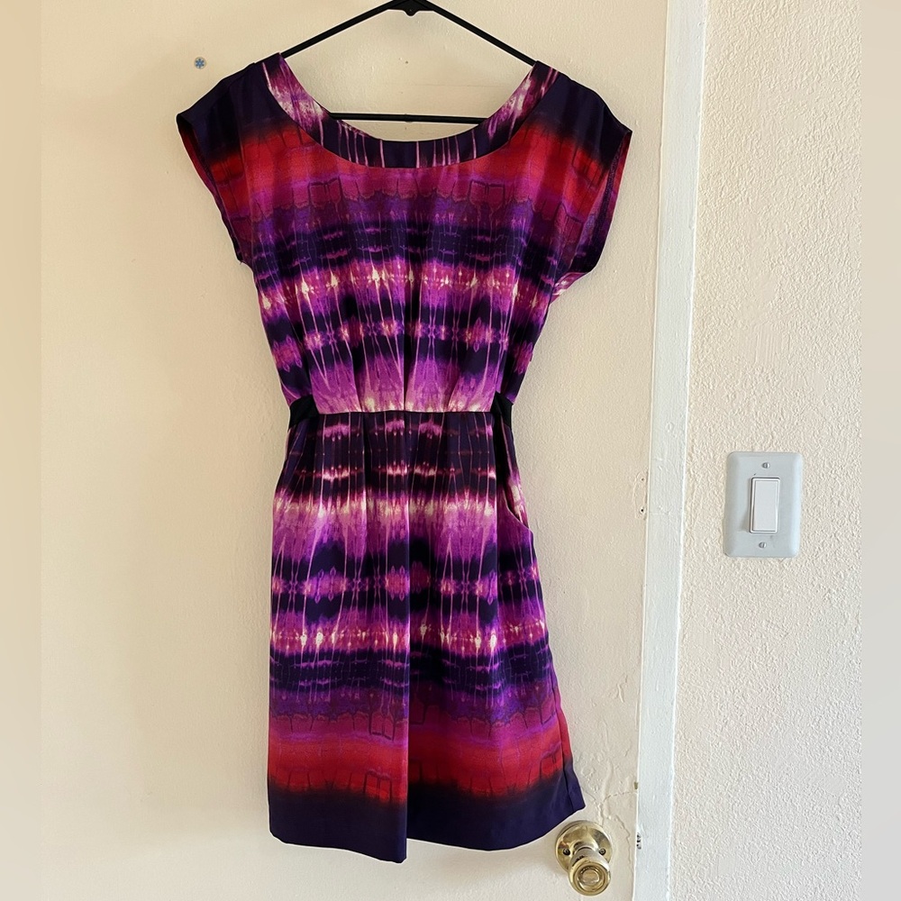 Midi dress with bow strap